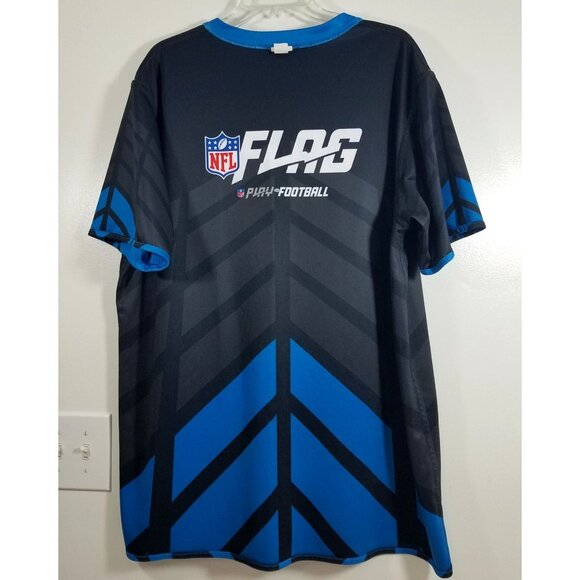 Mens Carolina Panthers Reversible Shirt size Large NFL Flag Football - Picture 4 of 15